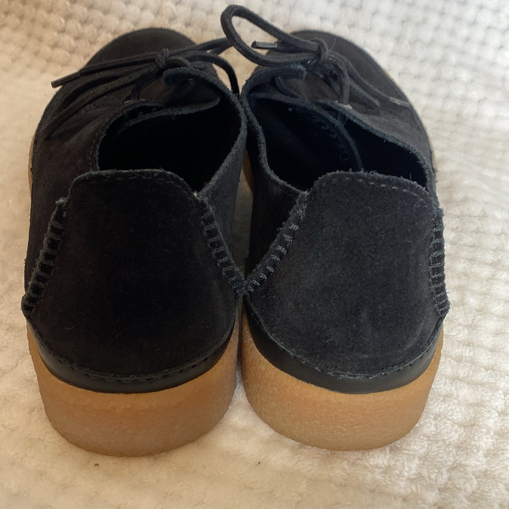 Clarks Collection Black Suede Leather Shoes - image 4